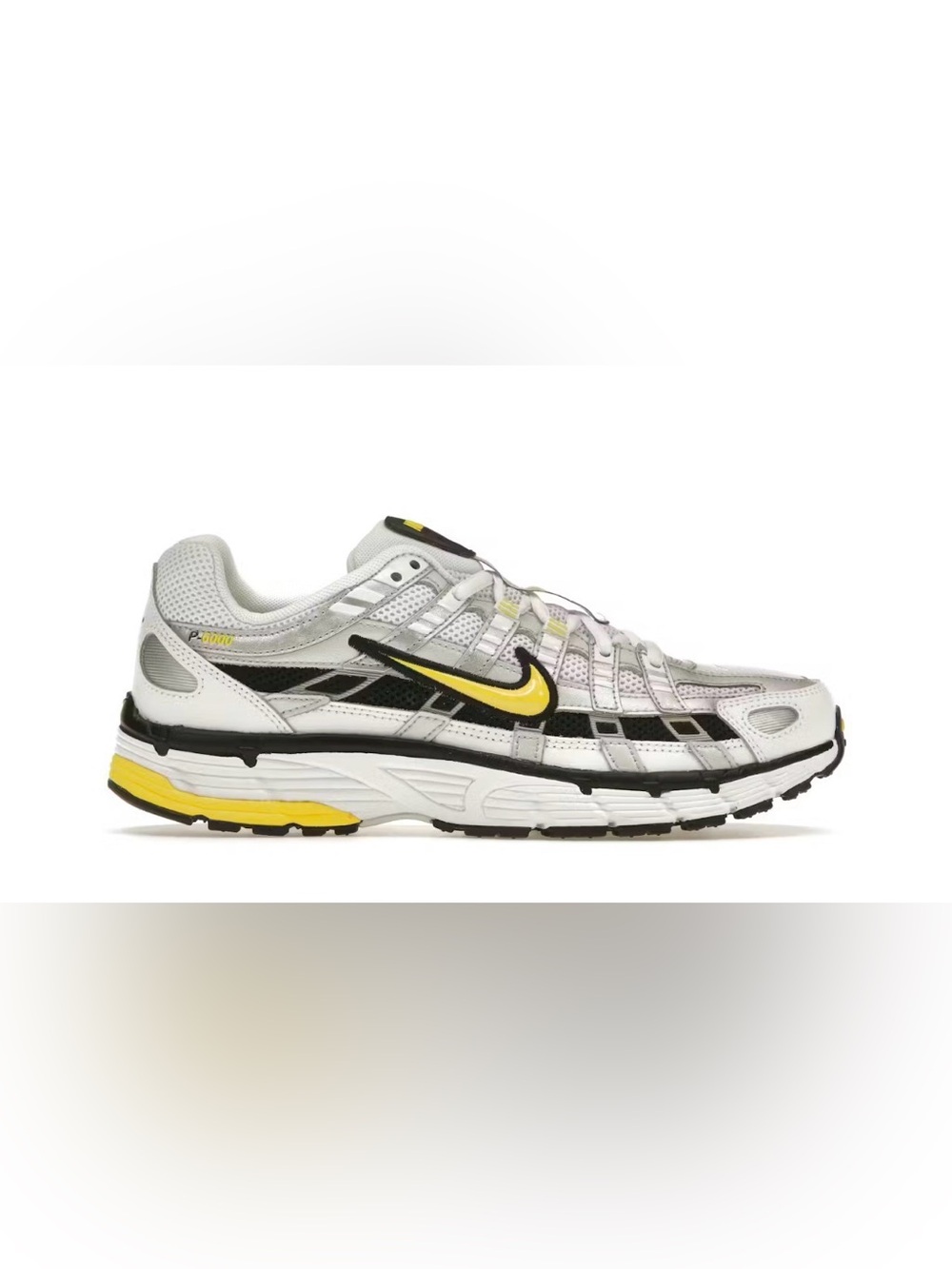 Nike P-6000 Metallic Platinum Opti Yellow